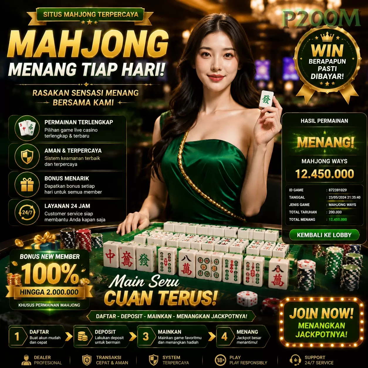 Main p200mu Menang Jackpot Besar